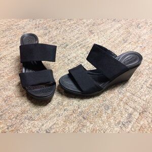 Crocs wedge sandals